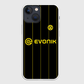 Чехол для iPhone 13 mini с принтом BORUSSIA DORTMUND в Рязани,  |  | 09 | borussia | borussia dortmund | bvb | bvb 09 | dortmund | fc | football club | sport | боруссия | дортмунд | спортивные | униформа | фирменые цвета | фк | футбольный клуб