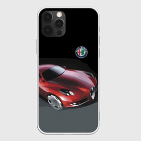 Чехол для iPhone 12 Pro Max с принтом Alfa Romeo в Рязани, Силикон |  | Тематика изображения на принте: alfa romeo | car | italy | motorsport | prestige | автоспорт | альфа ромео | италия | престиж