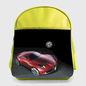Детский рюкзак с принтом Alfa Romeo в Рязани, 100% полиэстер | Размеры изделия - высота 34 см, ширина 28 см, глубина 10 см
Размер поля для печати - высота 19.5 см, ширина 24 см | alfa romeo | car | italy | motorsport | prestige | автоспорт | альфа ромео | италия | престиж