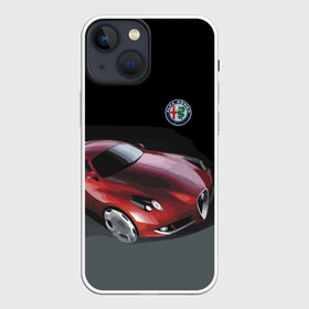 Чехол для iPhone 13 mini с принтом Alfa Romeo в Рязани,  |  | alfa romeo | car | italy | motorsport | prestige | автоспорт | альфа ромео | италия | престиж