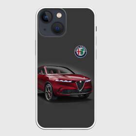 Чехол для iPhone 13 mini с принтом Alfa Romeo в Рязани,  |  | alfa romeo | car | italy | prestige | автомобиль | альфа ромео | италия | престиж