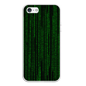 Чехол для iPhone 5/5S матовый Matrix: в Рязани, Силикон | Область печати: задняя сторона чехла, без боковых панелей | Тематика изображения на принте: matrix | интернет | код | компьютер | матрица | символы | хакер
