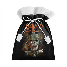 Подарочный 3D мешок с принтом Slayer в Рязани, 100% полиэстер | Размер: 29*39 см | Тематика изображения на принте: kerry king | musical group | repentless | slayer | tom araya | метал | том арайа | трэш