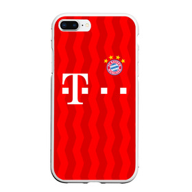 Чехол для iPhone 7Plus/8 Plus матовый с принтом FC Bayern Munchen в Рязани, Силикон | Область печати: задняя сторона чехла, без боковых панелей | bayern | bayern munchen | champions league | fc bayern munchen | germany | munchen | бавария | германия | левандовски | лига чемпионов | мюнхен | рибери | роббен