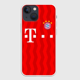 Чехол для iPhone 13 mini с принтом FC Bayern Munchen в Рязани,  |  | bayern | bayern munchen | champions league | fc bayern munchen | germany | munchen | бавария | германия | левандовски | лига чемпионов | мюнхен | рибери | роббен