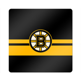 Магнит виниловый Квадрат с принтом BOSTON BRUINS NHL в Рязани, полимерный материал с магнитным слоем | размер 9*9 см, закругленные углы | black | boston | bruins | hockey | ice | logo | nhl | sport | usa | бостон | брюинз | логотип | нхл | спорт | хоккей