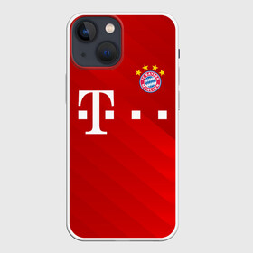 Чехол для iPhone 13 mini с принтом FC Bayern Munchen в Рязани,  |  | bayern | bayern munchen | champions league | fc bayern munchen | germany | munchen | бавария | германия | левандовски | лига чемпионов | мюнхен | рибери | роббен