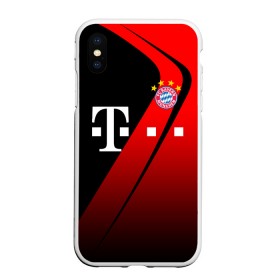 Чехол для iPhone XS Max матовый с принтом FC Bayern Munchen Форма в Рязани, Силикон | Область печати: задняя сторона чехла, без боковых панелей | bayern | bayern munchen | champions league | fc bayern munchen | germany | munchen | бавария | германия | левандовски | лига чемпионов | мюнхен | рибери | роббен