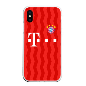 Чехол для iPhone XS Max матовый с принтом FC Bayern Munchen униформа в Рязани, Силикон | Область печати: задняя сторона чехла, без боковых панелей | bayern | bayern amateure | bayern munchen | champions league | fc bayern munchen | germany | munchen | бавария | германия | левандовски | лига чемпионов | мюнхен | рибери | роббен