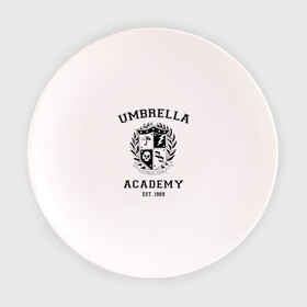 Тарелка с принтом The Umbrella Academy в Рязани, фарфор | диаметр - 210 мм
диаметр для нанесения принта - 120 мм | the umbrella academy | umbrella | академия амбрелла | амбрелла | герб | зонтик