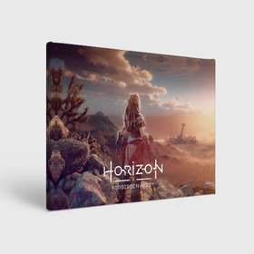 Холст прямоугольный с принтом Horizon Forbidden West в Рязани, 100% ПВХ |  | Тематика изображения на принте: aloy | guerrilla games | horizon forbidden west | hunt | zero dawn | горизонт | запретный запад | игры | нулевой рассвет | охота | элой