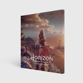 Холст квадратный с принтом Horizon Forbidden West в Рязани, 100% ПВХ |  | Тематика изображения на принте: aloy | guerrilla games | horizon forbidden west | hunt | zero dawn | горизонт | запретный запад | игры | нулевой рассвет | охота | элой