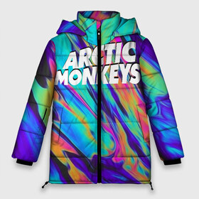 Женская зимняя куртка 3D с принтом ARCTIC MONKEYS в Рязани, верх — 100% полиэстер; подкладка — 100% полиэстер; утеплитель — 100% полиэстер | длина ниже бедра, силуэт Оверсайз. Есть воротник-стойка, отстегивающийся капюшон и ветрозащитная планка. 

Боковые карманы с листочкой на кнопках и внутренний карман на молнии | alex turner | arctic monkeys | rock | алекс тернер | арктик манкис | рок