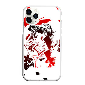 Чехол для iPhone 11 Pro матовый с принтом JoJo Bizarre Adventure в Рязани, Силикон |  | battle | blood | crusaders | dio | giorno | giovanna | jojo | jojos | jotaro | killer queen. wind | manga | ora | stardust | vento aureo | джо джо | манга | ора