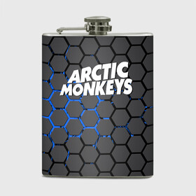 Фляга с принтом ARCTIC MONKEYS в Рязани, металлический корпус | емкость 0,22 л, размер 125 х 94 мм. Виниловая наклейка запечатывается полностью | alex turner | arctic monkeys | rock | алекс тернер | арктик манкис | рок