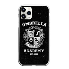 Чехол для iPhone 11 Pro Max матовый с принтом Академия Амбрелла в Рязани, Силикон |  | the umbrella academy | umbrella | академия амбрелла | амбрелла | герб | зонтик