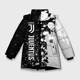 Зимняя куртка для девочек 3D с принтом JUVENTUS ЮВЕНТУС в Рязани, ткань верха — 100% полиэстер; подклад — 100% полиэстер, утеплитель — 100% полиэстер. | длина ниже бедра, удлиненная спинка, воротник стойка и отстегивающийся капюшон. Есть боковые карманы с листочкой на кнопках, утяжки по низу изделия и внутренний карман на молнии. 

Предусмотрены светоотражающий принт на спинке, радужный светоотражающий элемент на пуллере молнии и на резинке для утяжки. | ball | club | dtynec | foot | football | italy | juventus | logo | ronaldo | sport | team | дибала | италия | клуб | лого | логотип | логотипы | огмутегы | роналдо | сборная | символ | символы | спорт | форма | футбол | футболист | футболисту | 