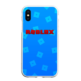 Чехол для iPhone XS Max матовый с принтом Roblox в Рязани, Силикон | Область печати: задняя сторона чехла, без боковых панелей | blox | game | gamer | minecraft | roblox | roblox logo | игра | казуальная игра | конструктор | раблокс | роблок | роблоки | роблокс | роблокс лого | роблокс логотип