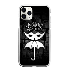 Чехол для iPhone 11 Pro матовый с принтом Академия Амбрелла в Рязани, Силикон |  | the umbrella academy | umbrella | академия амбрелла | амбрелла | герб | зонтик