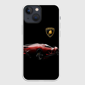 Чехол для iPhone 13 mini с принтом Lamborghini в Рязани,  |  | bolide | car | italy | lamborghini | motorsport | power.prestige | автомобиль | автоспорт | болид | италия | ламборгини | мощь | престиж