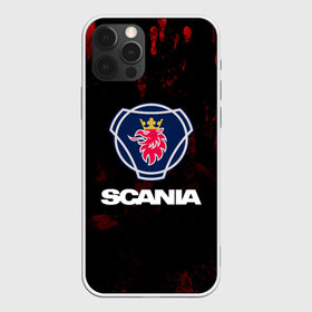 Чехол для iPhone 12 Pro Max с принтом Scania в Рязани, Силикон |  | scania | автобус | грузовик | дальнобой | дальнобойщик | лев | скания | фура | шведское авто