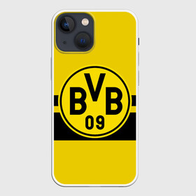 Чехол для iPhone 13 mini с принтом BORUSSIA DORTMUND в Рязани,  |  | borussia | bundesliga | football | germani | sport | бундеслига | германия | желтый | логотип | спорт | футбол