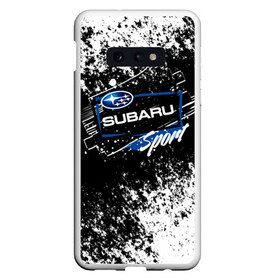 Чехол для Samsung S10E с принтом SUBARU SPORT в Рязани, Силикон | Область печати: задняя сторона чехла, без боковых панелей | auto | autosport | avto | car | race | road | sport | street racing | subaru | авто | автоспорт | гонки | дорога | марка | машина | спорт | субару | тачка | трасса