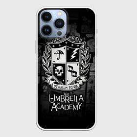 Чехол для iPhone 13 Pro Max с принтом Академия Амбрелла в Рязани,  |  | the umbrella academy | umbrella | академия амбрелла | амбрелла | герб | зонтик | комиксы