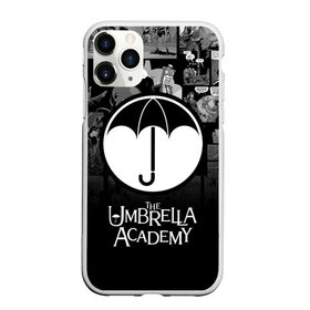 Чехол для iPhone 11 Pro Max матовый с принтом Академия Амбрелла в Рязани, Силикон |  | the umbrella academy | umbrella | академия амбрелла | амбрелла | герб | зонтик | комиксы