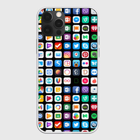 Чехол для iPhone 12 Pro Max с принтом Iphone and Apps Icons в Рязани, Силикон |  | Тематика изображения на принте: android | apk | apps | icon | iphone | iphone and apps icons | social | айфон | андроид | значок | приложение