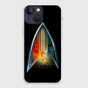 Чехол для iPhone 13 mini с принтом Звездный путь в Рязани,  |  | captain | chekov | chris | discovery | enterprise | khan | kirk | ncc | pine | spock | star | trek | джеймс | дискавери | звездный путь | капитан | кирк | спок | стартрек