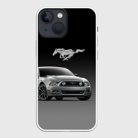 Чехол для iPhone 13 mini с принтом Mustang в Рязани,  |  | car | hoofs | horse | mane | motorsport | mustang | power | prestige | tail | usa | автомобиль | автоспорт | грива | конь | копыта | лошадь | мощь | мустанг | престиж | сша | хвост