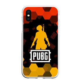 Чехол для iPhone XS Max матовый с принтом PUBG ПАБГ в Рязани, Силикон | Область печати: задняя сторона чехла, без боковых панелей | announ | battle | battleground | battlegrounds | game | games | lite | logo | mobile | player | playerunknown | pubg | royale | анноун | батл | батлграунд | згип | игра | игры | лайт | лого | логотип | логотипы | мобайл | онлайн | пабг | плеер |