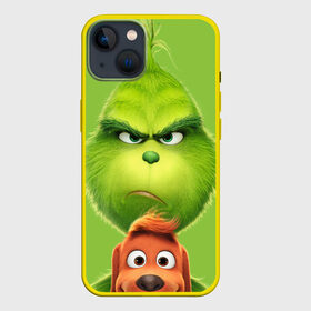 Чехол для iPhone 13 с принтом Гринч в Рязани,  |  | grinch | гринч | монстр | персонаж | собачка | чудище