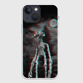 Чехол для iPhone 13 mini с принтом Siren Head Horror в Рязани,  |  | glitch | glitch siren head | rgb | siren head | sirena | глитч | глич | ретро | сирейноголовый | сирена | сиреноголовый