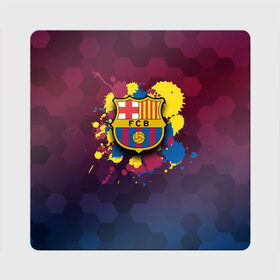 Магнит виниловый Квадрат с принтом Barcelona в Рязани, полимерный материал с магнитным слоем | размер 9*9 см, закругленные углы | barcelona | barselona | futbol club | барса | барселона | лионель месси | люблю футбол | месси | сине гранатовые | фанат | фк барселона | форма | форма игроков | футбол | футбольный клуб | эмблема | эмблема клуба