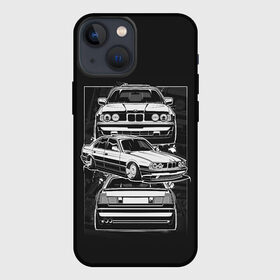 Чехол для iPhone 13 mini с принтом BMW в Рязани,  |  | auto | bmw | car | e | e34 | germany | m | m5 | series | x | авто | автомобиль | бмв | бнв | германия | машина