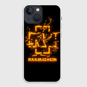 Чехол для iPhone 13 mini с принтом RAMMSTEIN в Рязани,  |  | amerika | art | germany | logo | rammstein | rock | till lindemann | арт | германия | группа | логотип | музыка | немецкая группа | немцы | песня | раммштайн | рамштайн | рок