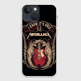 Чехол для iPhone 13 mini с принтом Metallica в Рязани,  |  | album | black | concert | heavy | kirk | metal | metallica | music | rock | tolls | джеймс хэтфилд | кирк хэмметт | клифф бёртон | ларс ульрих | метал | металлика | трэш