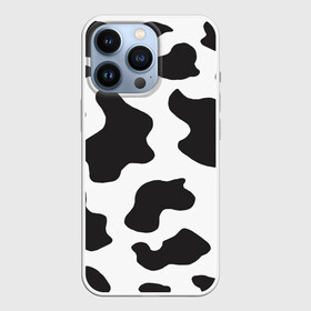 Чехол для iPhone 13 Pro с принтом COW PRINT в Рязани,  |  | Тематика изображения на принте: animals | cow | cow print | корова | коровий принт