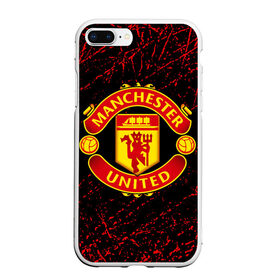 Чехол для iPhone 7Plus/8 Plus матовый с принтом MANCHESTER UNITED. в Рязани, Силикон | Область печати: задняя сторона чехла, без боковых панелей | fc | football | football club | manchester united | sport | английский профессиональный футбольный клуб | манчестер юнайтед | спорт | уефа | униформа | фирменные цвета | фк | футбол | футбольный клуб