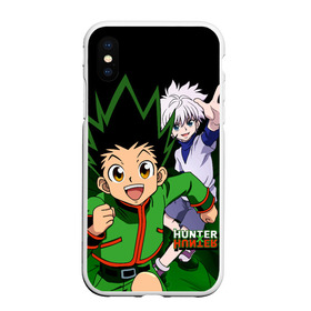 Чехол для iPhone XS Max матовый с принтом Hunter x Hunter в Рязани, Силикон | Область печати: задняя сторона чехла, без боковых панелей | anime | hunter x hunter | аниме | гон фрикс | манга | охотник х охотник | хантер хантер | хантеры