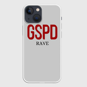 Чехол для iPhone 13 mini с принтом GSPD rave в Рязани,  |  | gspd | music | rave | гспд | гспд.