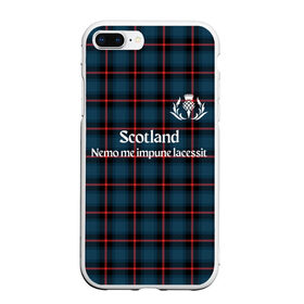 Чехол для iPhone 7Plus/8 Plus матовый с принтом Шотландия в Рязани, Силикон | Область печати: задняя сторона чехла, без боковых панелей | england | scotland | англия | великобритания | волынка | девиз | килт | клан | клетка | королевство | шотландия | шотландка