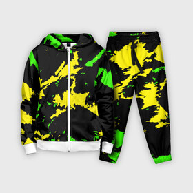 Детский костюм 3D с принтом Желто зеленый в Рязани,  |  | casual | neon | pattern | абстрактный | брызги | граффити | грязь | зелень | камуфляж | кислотный | краска | красочный | мазки | маскировка | милитари | неоновый | отпечаток | пятна | пятнистый | разноцветный