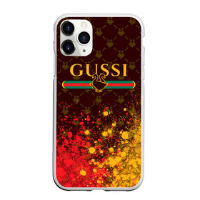 Чехол для iPhone 11 Pro матовый с принтом GUSSI / ГУСИ в Рязани, Силикон |  | anti | antibrand | brand | fashion | gucci | gusi | gussi | logo | meme | memes | анти | антибренд | бренд | гуси | гуччи | забавные | лого | логотип | мем | мемы | мода | прикол | приколы | прикольные | символ