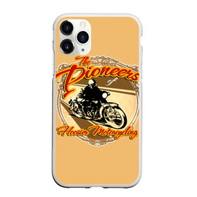 Чехол для iPhone 11 Pro Max матовый с принтом Hoosier Motorcycling в Рязани, Силикон |  | Тематика изображения на принте: motorcycle | байкеры | мотоциклы | пионеры