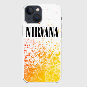 Чехол для iPhone 13 mini с принтом NIRVANA   НИРВАНА в Рязани,  |  | band | cobain | face | kurt | logo | music | nirvana | rock | rocknroll | группа | кобейн | курт | лого | логотип | музыка | музыкальная | нирвана | рожица | рок | рокнролл | символ