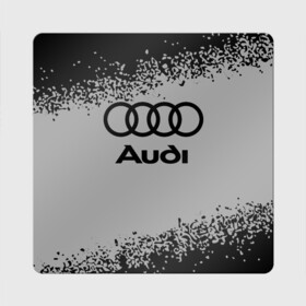 Магнит виниловый Квадрат с принтом AUDI / АУДИ в Рязани, полимерный материал с магнитным слоем | размер 9*9 см, закругленные углы | audi | auto | felb | logo | moto | quattro | sport | symbol | авто | автомобильные | ауди | кватро | кольца | лого | логотип | логотипы | марка | мото | символ | спорт | фгвш | шильдик