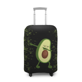 Чехол для чемодана 3D с принтом Авокадо в Рязани, 86% полиэфир, 14% спандекс | двустороннее нанесение принта, прорези для ручек и колес | авокадо | веган | еда блогеров | мемы | минимализм | прикольные картинки | прикольные надписи | растение | смешное авокадо | фрукт